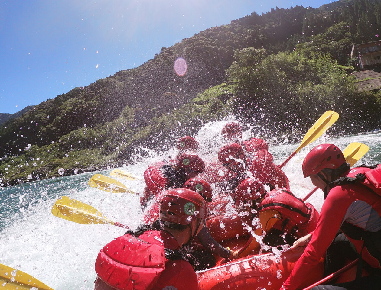 高知ラフティング|リバーサップ｜シャワークライミング　ガルバンゾ