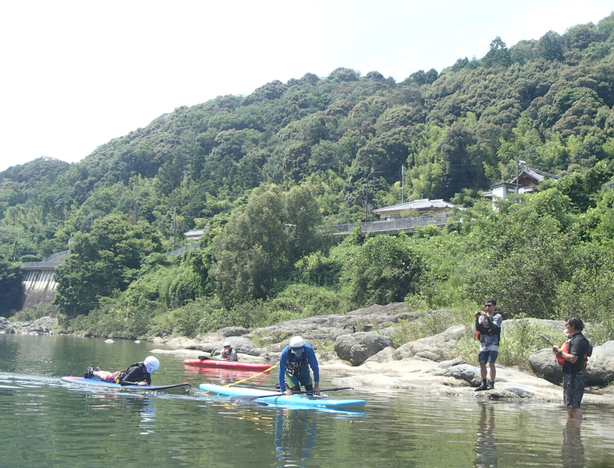 高知 吉野川 アクティビティ SUP 資格　検定　指導員