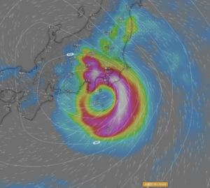 台風7号進路