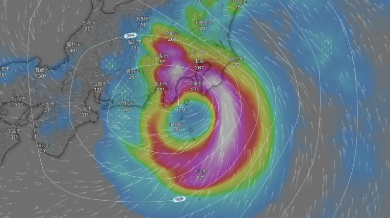 台風7号進路
