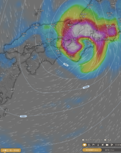 台風7号ラン