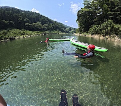 高知 吉野川 アクティビティ SUP パックラフト ミニツーリング