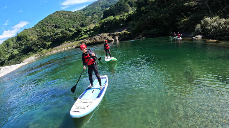 高知 吉野川 アクティビティ SUP パックラフト ミニツーリング