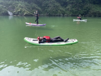 高知 sup　寝てもOK 吉野川
