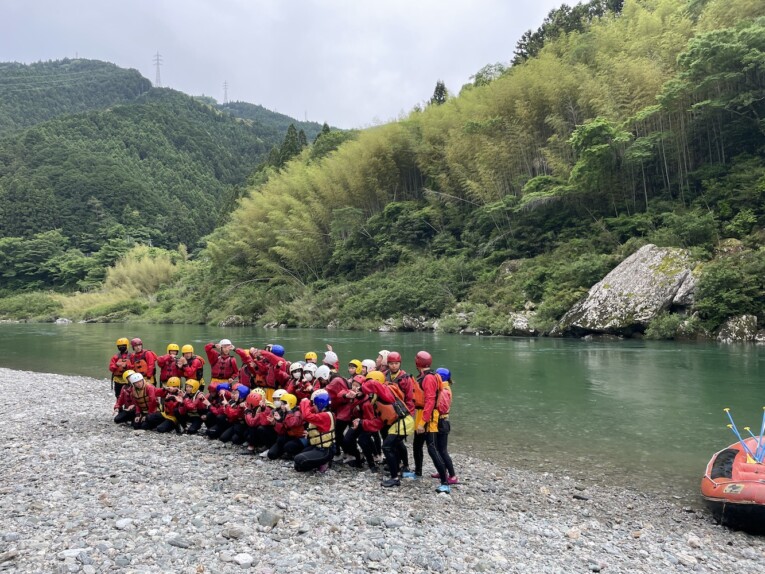 アクティビティ　高知　　修学旅行　ラフティング