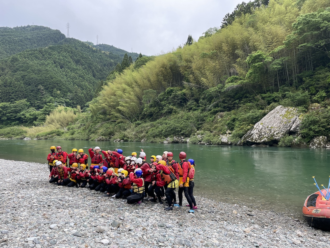 アクティビティ 高知 修学旅行 ラフティング