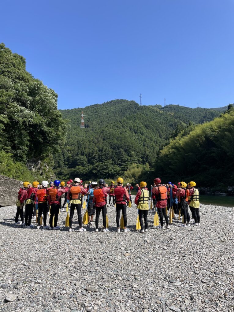 アクティビティ　高知　　修学旅行　ラフティング