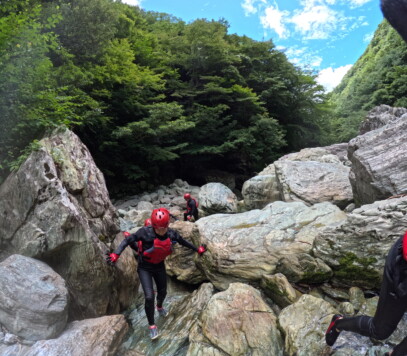 シャワークライミング