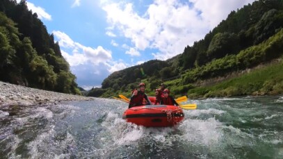 高知ラフティング|リバーサップ|パックラフト|シャワークライミング ガルバンゾ
