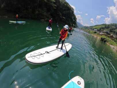 高知 SUP(サップ)|シャワークライミング 仁淀川と吉野川で開催 ガルバンゾ