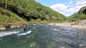 高知 吉野川 アクティビティ SUP パックラフト ミニツーリング