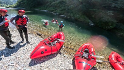 【高知 パックラフト】 カヤック 初めて 川下り 大歩危 祖谷温泉 大豊インター 吉野川