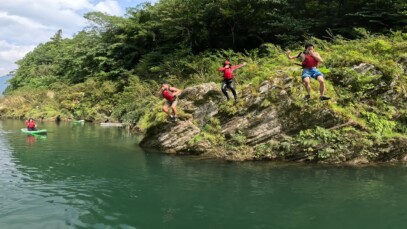 高知ラフティング|リバーサップ|シャワークライミング ガルバンゾ