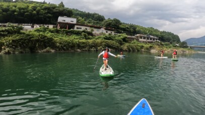高知 SUP(サップ)|シャワークライミング 仁淀川と吉野川で開催 ガルバンゾ