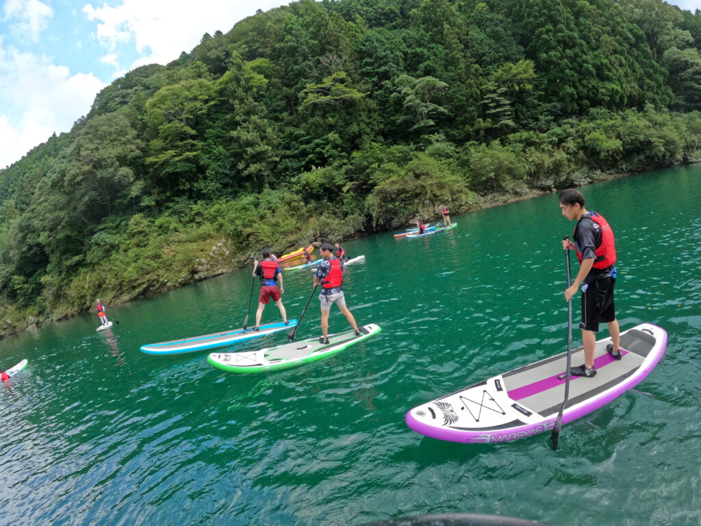 高知 SUP(サップ)|シャワークライミング 仁淀川と吉野川で開催 ガルバンゾ