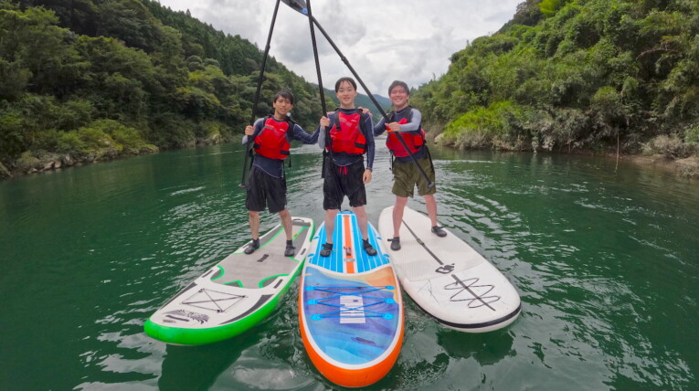 高知 SUP（サップ）｜シャワークライミング 仁淀川と吉野川で開催　ガルバンゾ