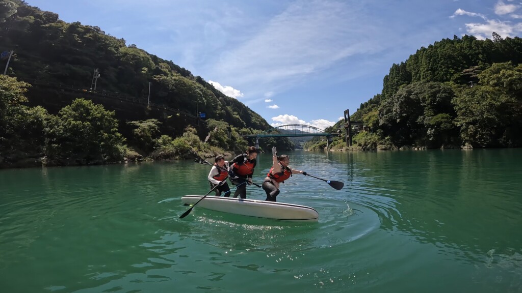 高知 SUP(サップ)|シャワークライミング 仁淀川と吉野川で開催 ガルバンゾ