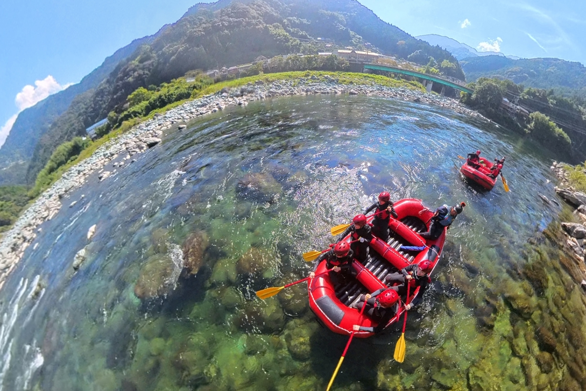 吉野川ラフティング 安全実績