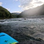 吉野川でカヤック