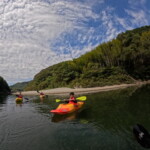 高知 吉野川 アクティビティ SUP パックラフト　ラフティング　シャワークライミング